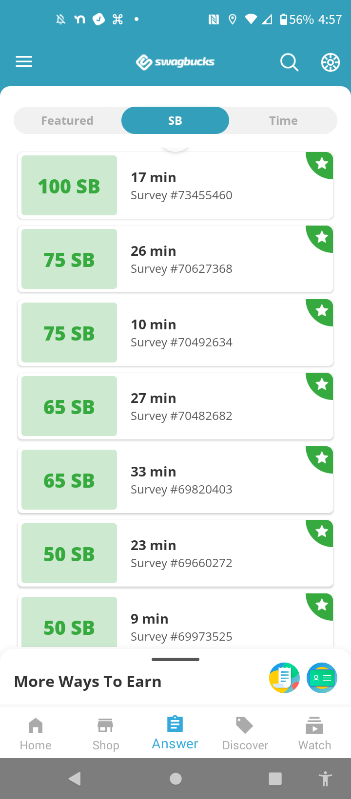 SwagBucks (2) SwagBucks (2)